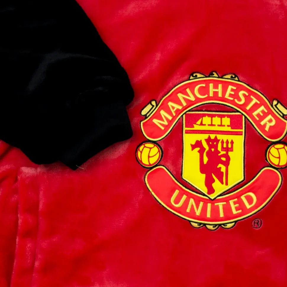 Manchester United FC Hugzee Wearable Fleece Hoodie – Large