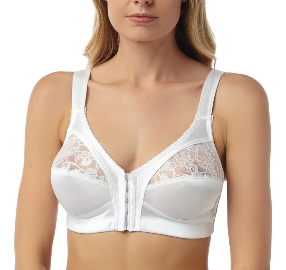 Mandy Front Fastening Firm Control Non-Wired Bra by Marlon