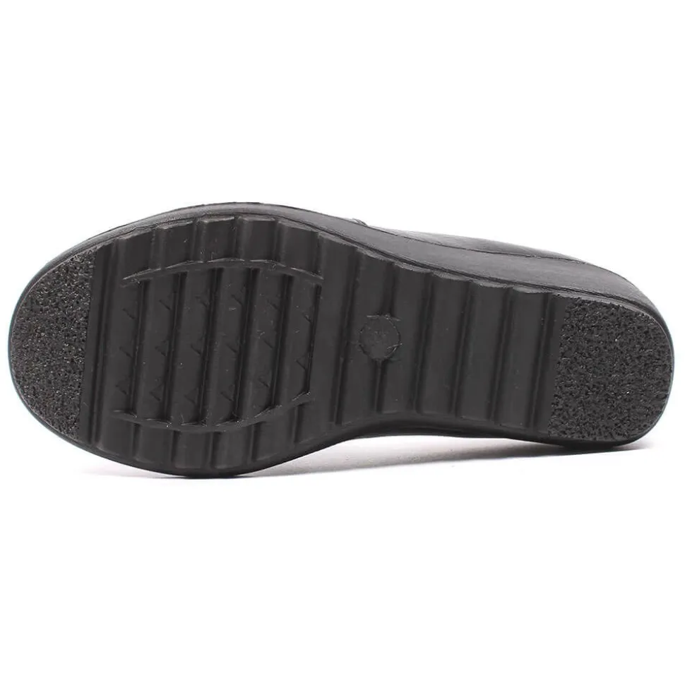 Mandy Women's Comfort Walk Slip On Shoes Black
