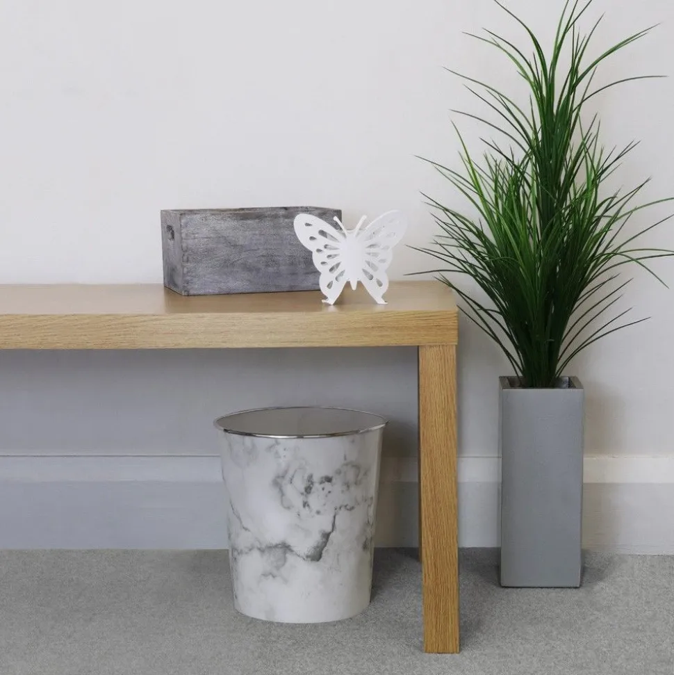 Marble Waste Paper Bin 9 Litre