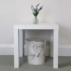 Marble Waste Paper Bin 9 Litre
