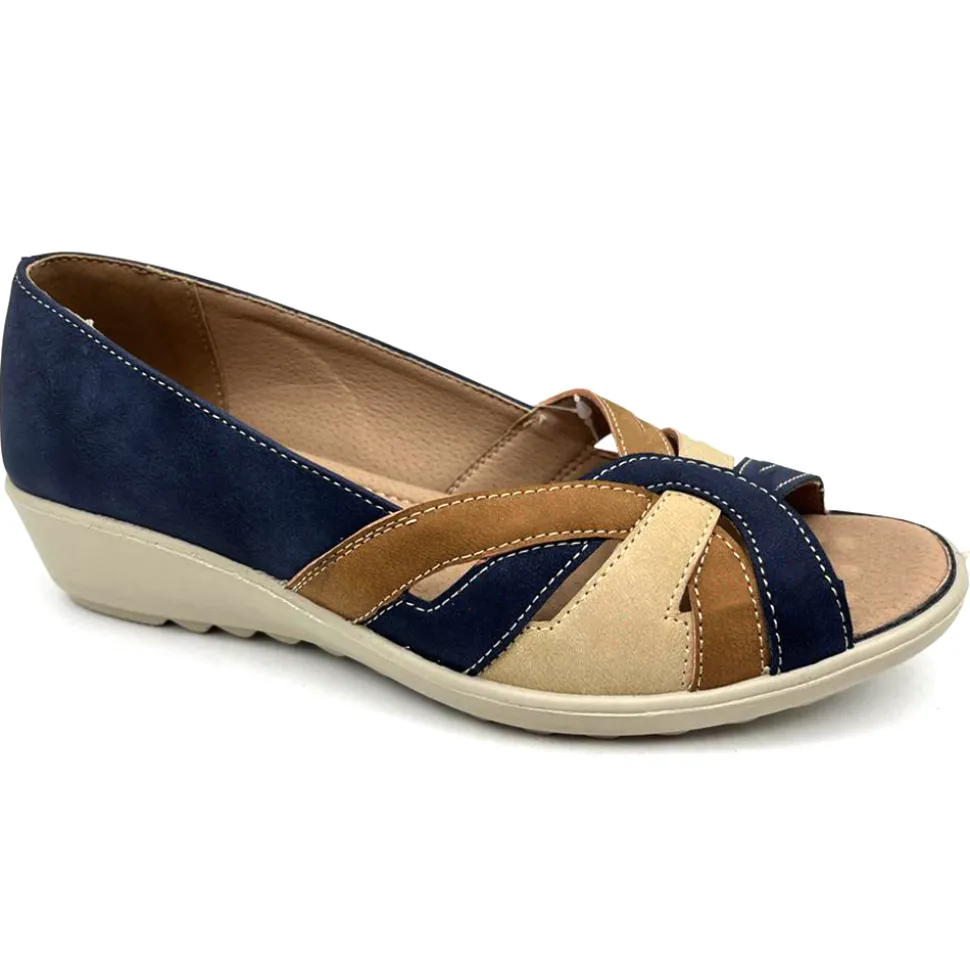 Marie Women's Cushion Walk Shoes Navy
