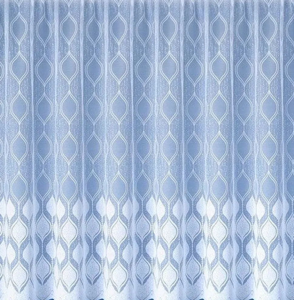 Marseille White Net Curtains - Price by the Metre
