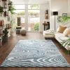 Mavira Swirl Blue Rug 67x110 cm