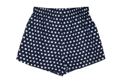 Men's 100% Cotton De Lucca 3 Pack Boxers Blue Mix