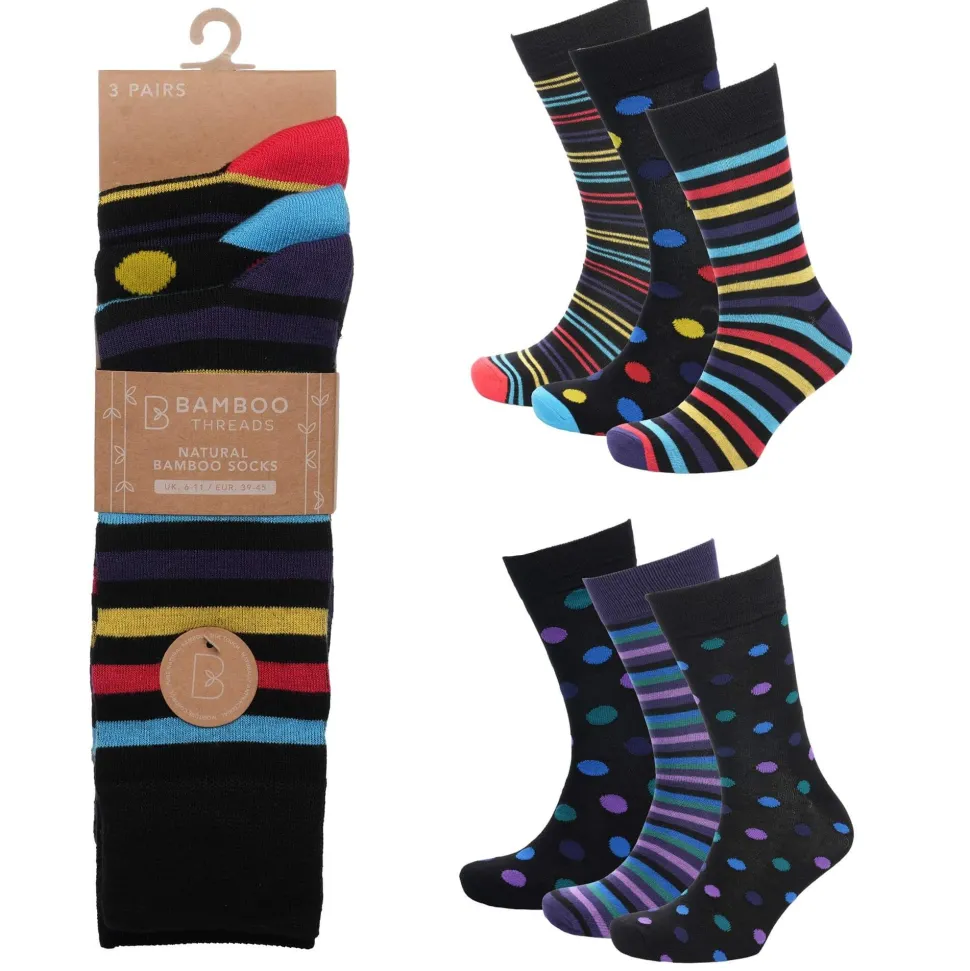 Men's 3 Pack Bamboo Socks
