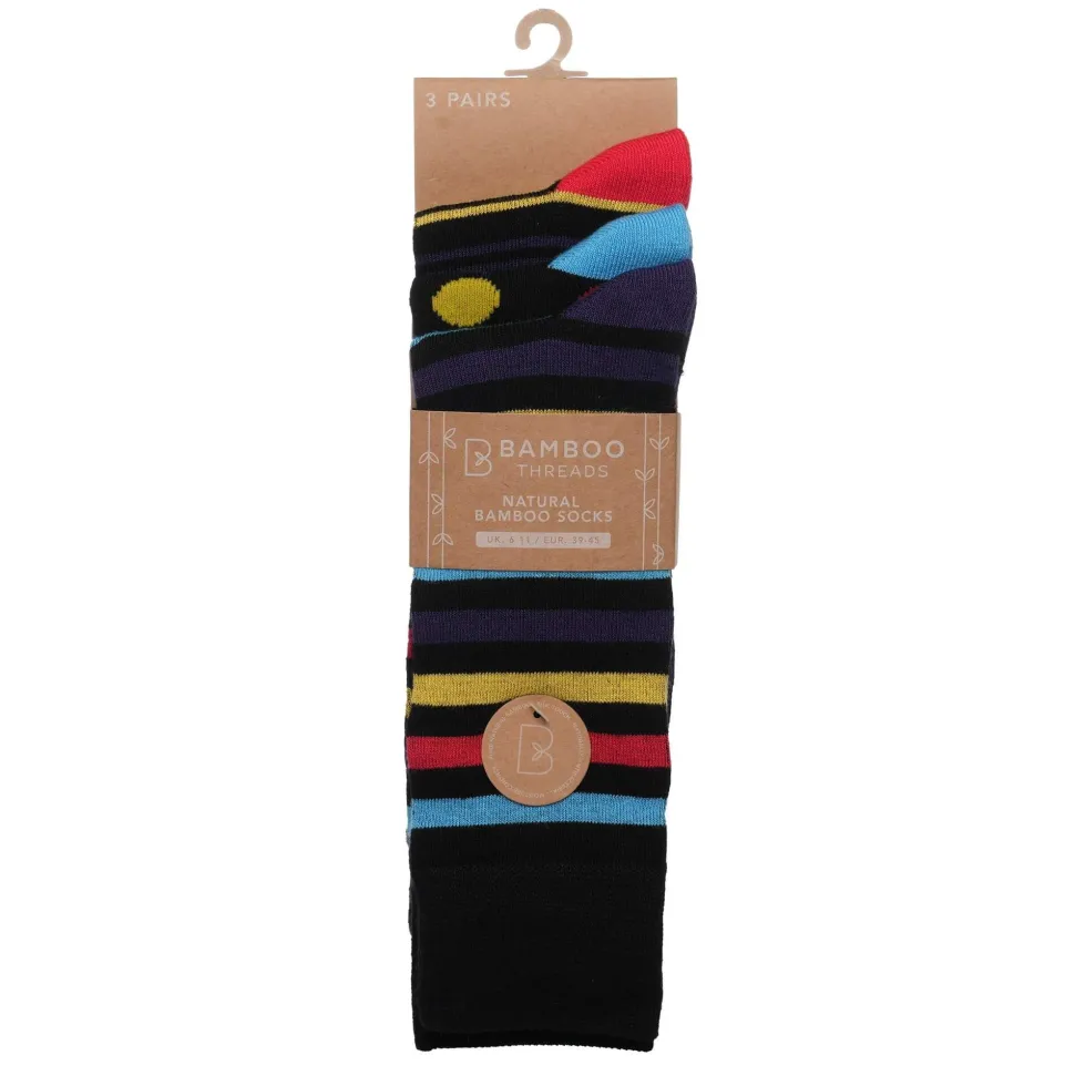 Men's 3 Pack Bamboo Socks