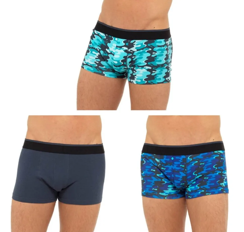 Men's 3 Pack Camouflage Boxers