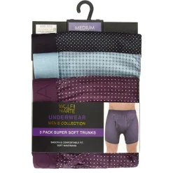 Men's 3 Pack Supersoft Trunks