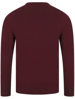 Men's Badger Round Neck Sweatshirt Zinfandel Red by Kensington
