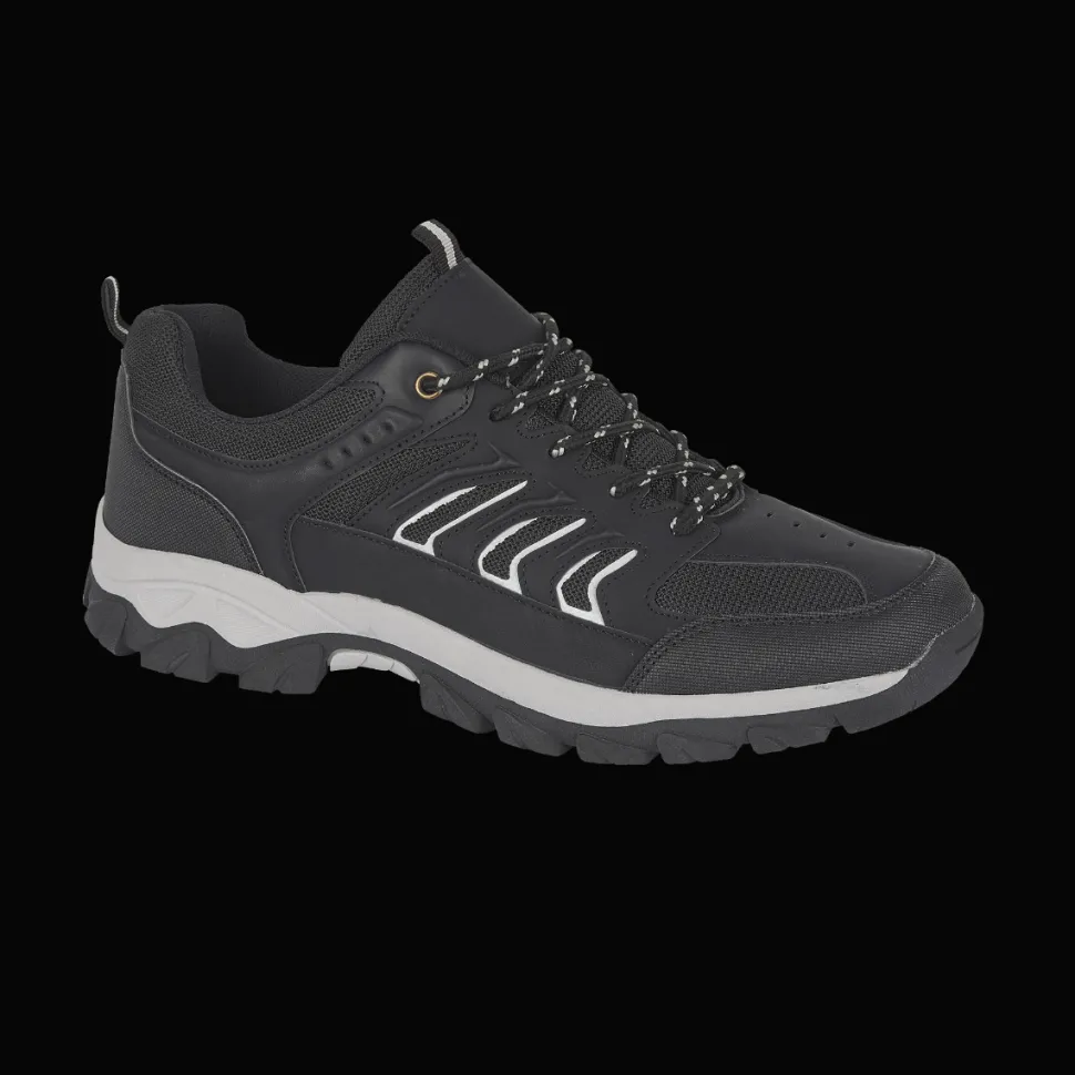 Men's Black Laceup Trainers