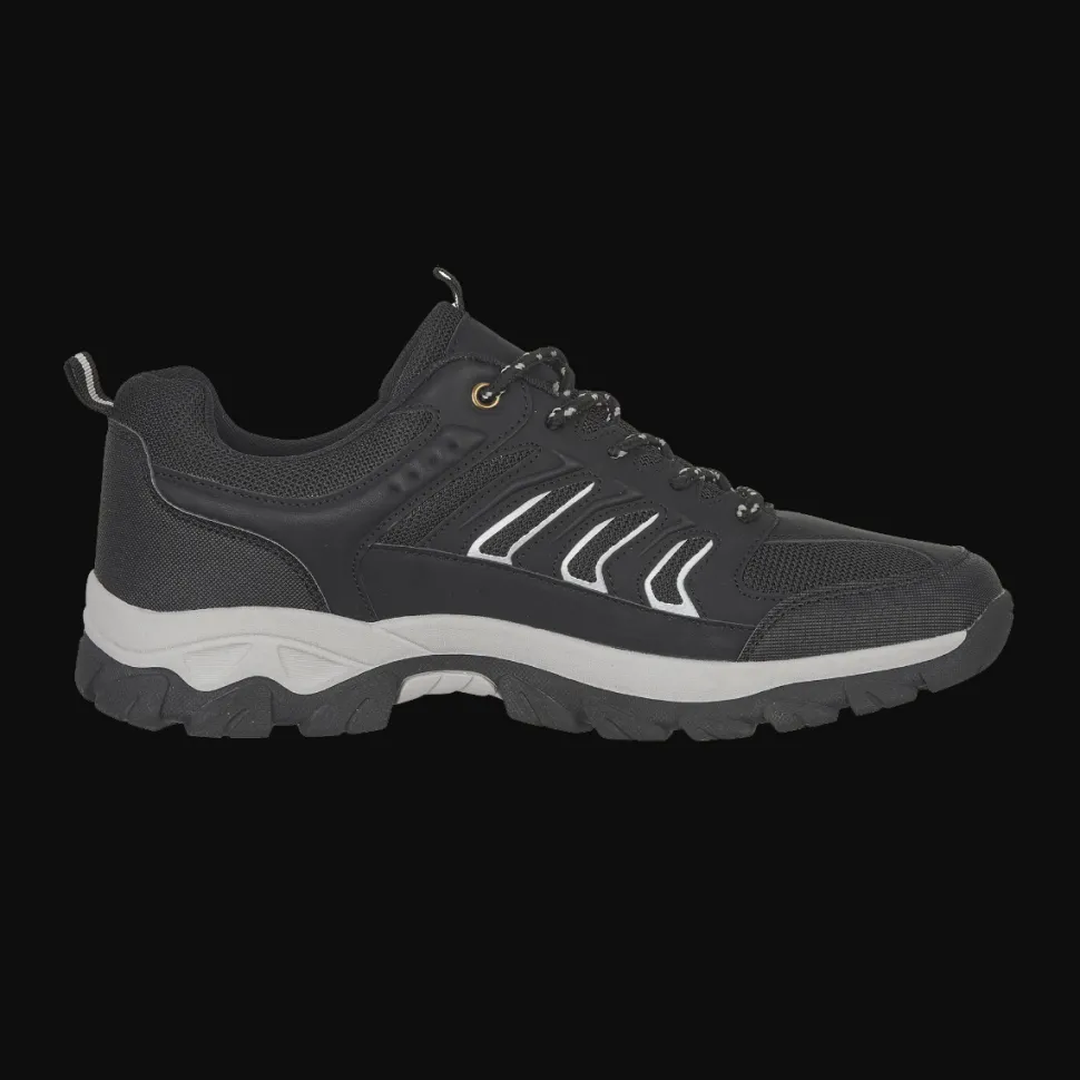 Men's Black Laceup Trainers