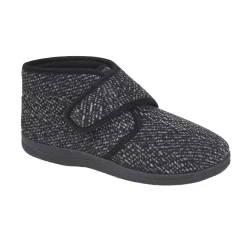Men's Bob Charcoal Bootee Slippers