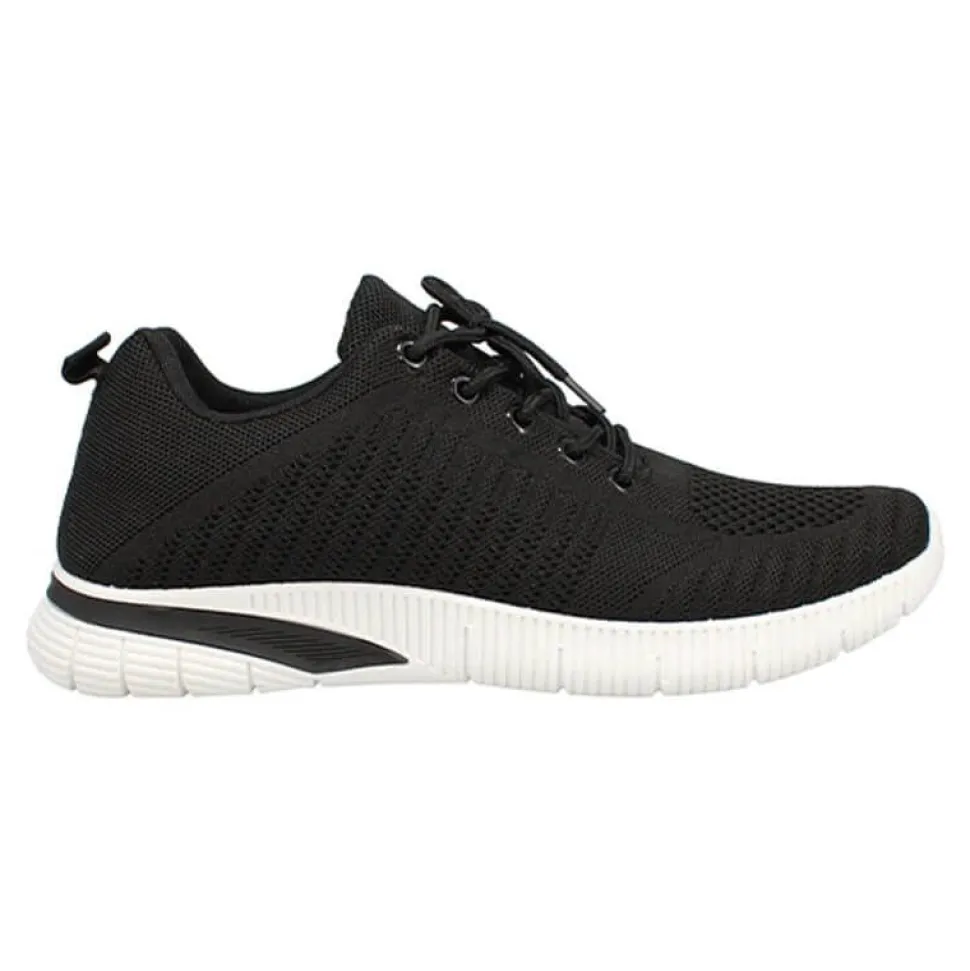 Men's Bourbon Trainers Black by Urban Jacks