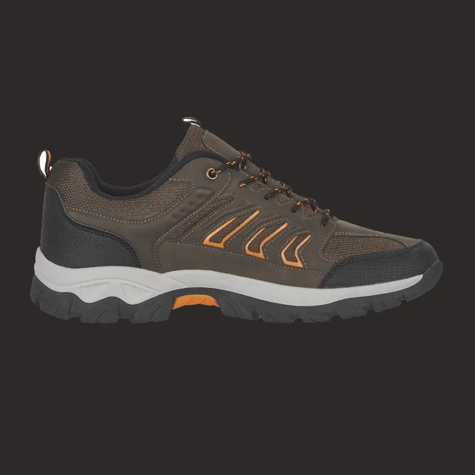 Men's Brown Laceup Trainers