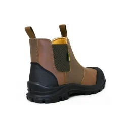 Men's Cargo Dealer Slip-On Safety Boot Brown