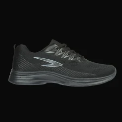 Men's Cleveland Black Trainers by Urban Jacks