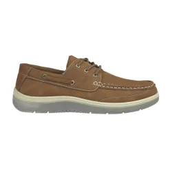 Men's Falmouth Brown Boat Shoes by Charles Southwell