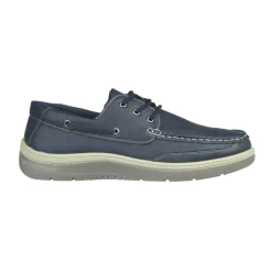 Men's Falmouth Navy Boat Shoes by Charles Southwell