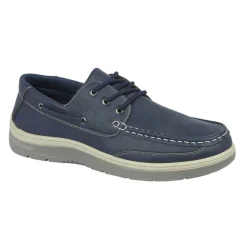 Men's Falmouth Navy Boat Shoes by Charles Southwell