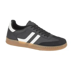 Men's Flash Black/White Trainers