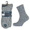 Men's Grey Cosy Slipper Socks