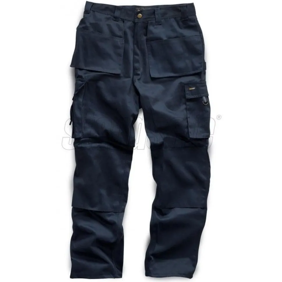 Mens Heavy Duty Work Trousers - Black & Navy