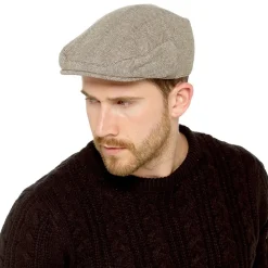 Men's Herringbone Flat Cap