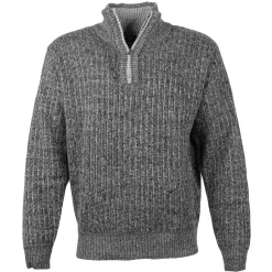 Men's Ice Half Zip Jumper Grey