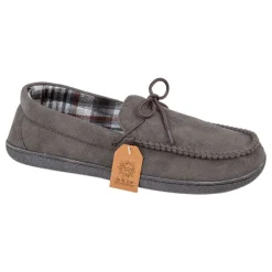 Men's Marcus Moccasin Faux Suede Slippers