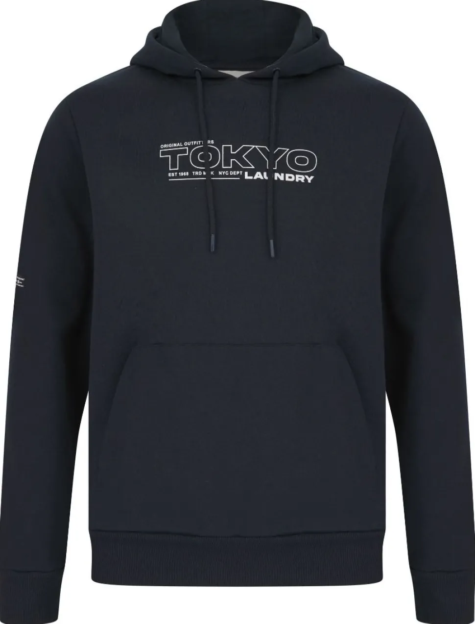 Men's Navy Hooded Sweatshirt by Tokyo Laundry