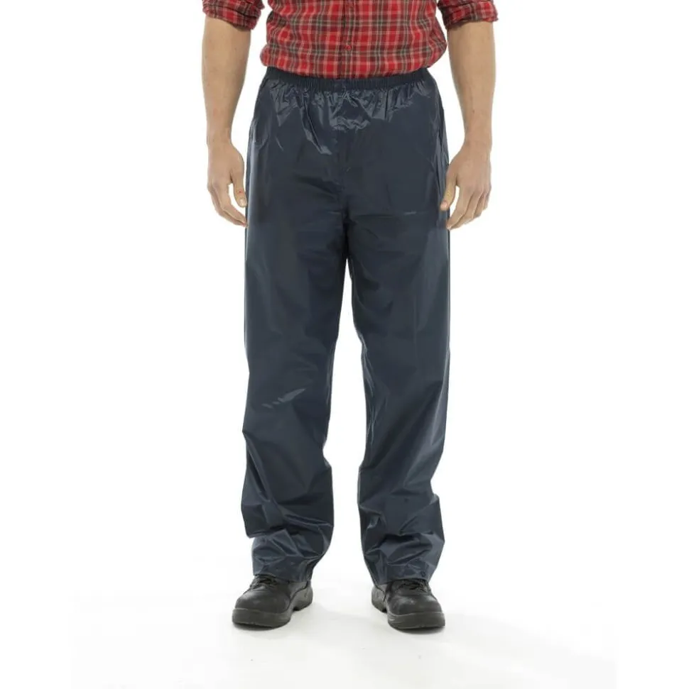 Men's Navy Waterproof Rain Trousers