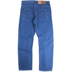 Mens Outsize Jeans Forge Straight Leg Stonewash