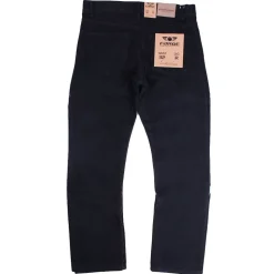 Mens Outsize Jeans Forge Straight Leg Black