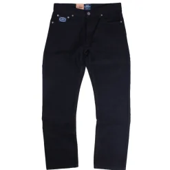 Mens Outsize Jeans Forge Straight Leg Black