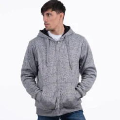Men's Padded Hoody Light Grey