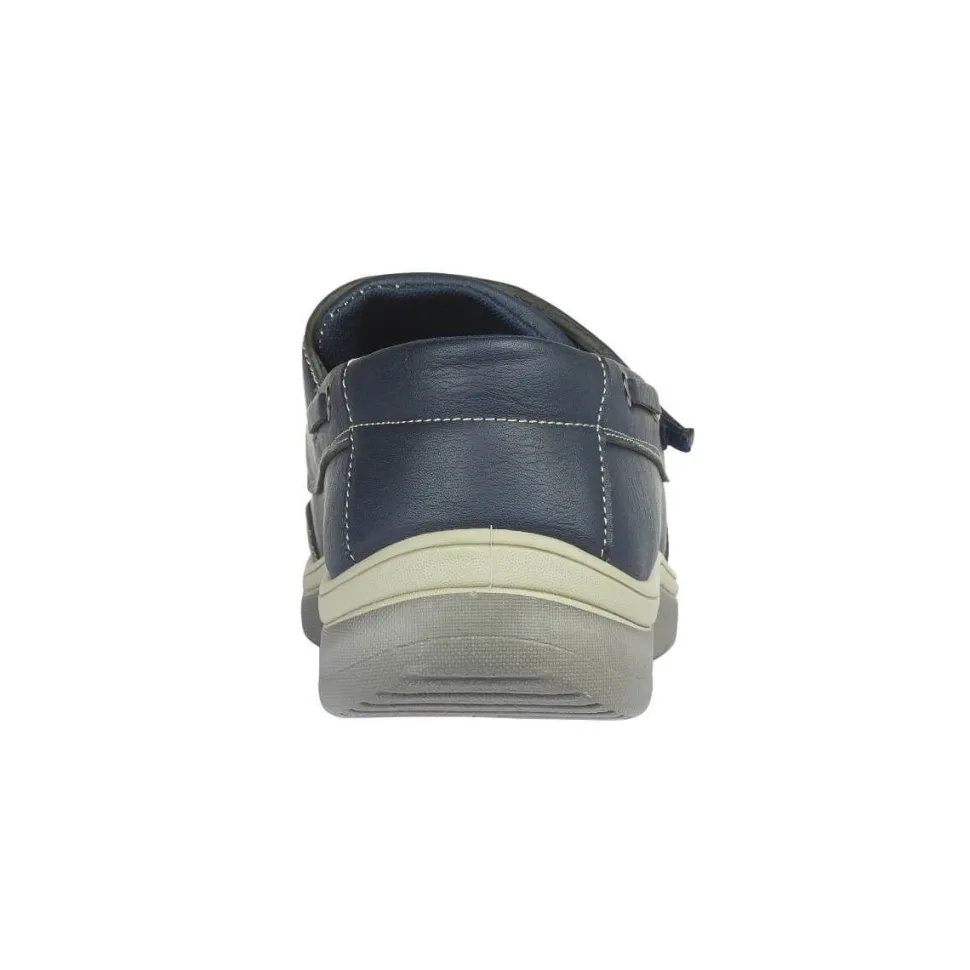 Men's Plymouth Navy Comfort Shoes by Charles Southwell