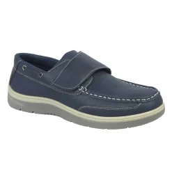 Men's Plymouth Navy Comfort Shoes by Charles Southwell