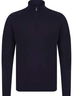 Men's Redwood Half Zip Sweater Navy