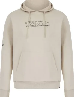 Men's Stone Hooded Sweatshirt by Tokyo Laundry