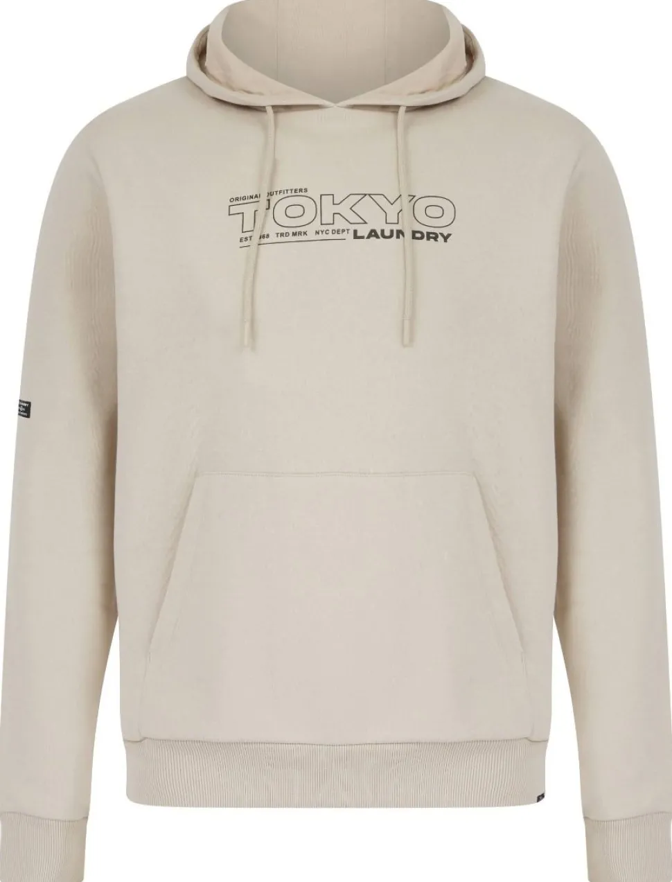 Men's Stone Hooded Sweatshirt by Tokyo Laundry