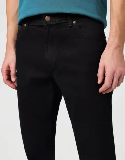 Men's Texas Stretch Wrangler Jeans Black Overdye