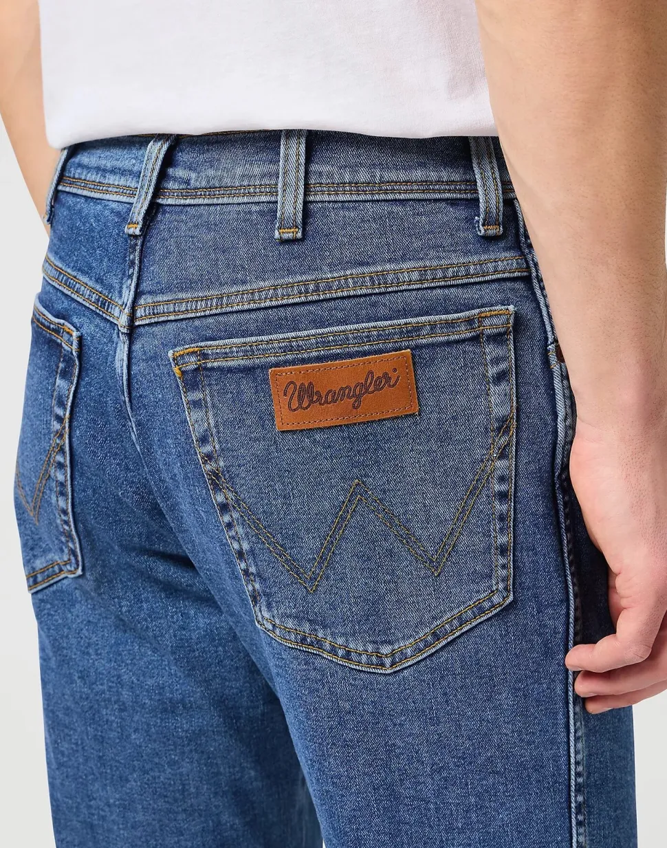 Men's Texas Stretch Wrangler Jeans Stonewash