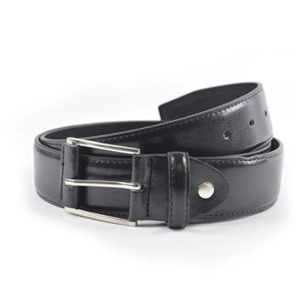 Mens Wide Black Jeans Belt