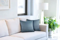 Midnight Velvet Charcoal Cushion Cover