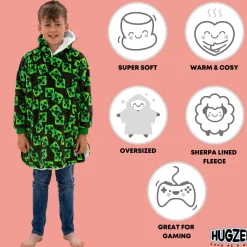 Minecraft Hugzee Hooded Blanket Medium