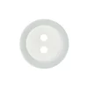 22mm White Button