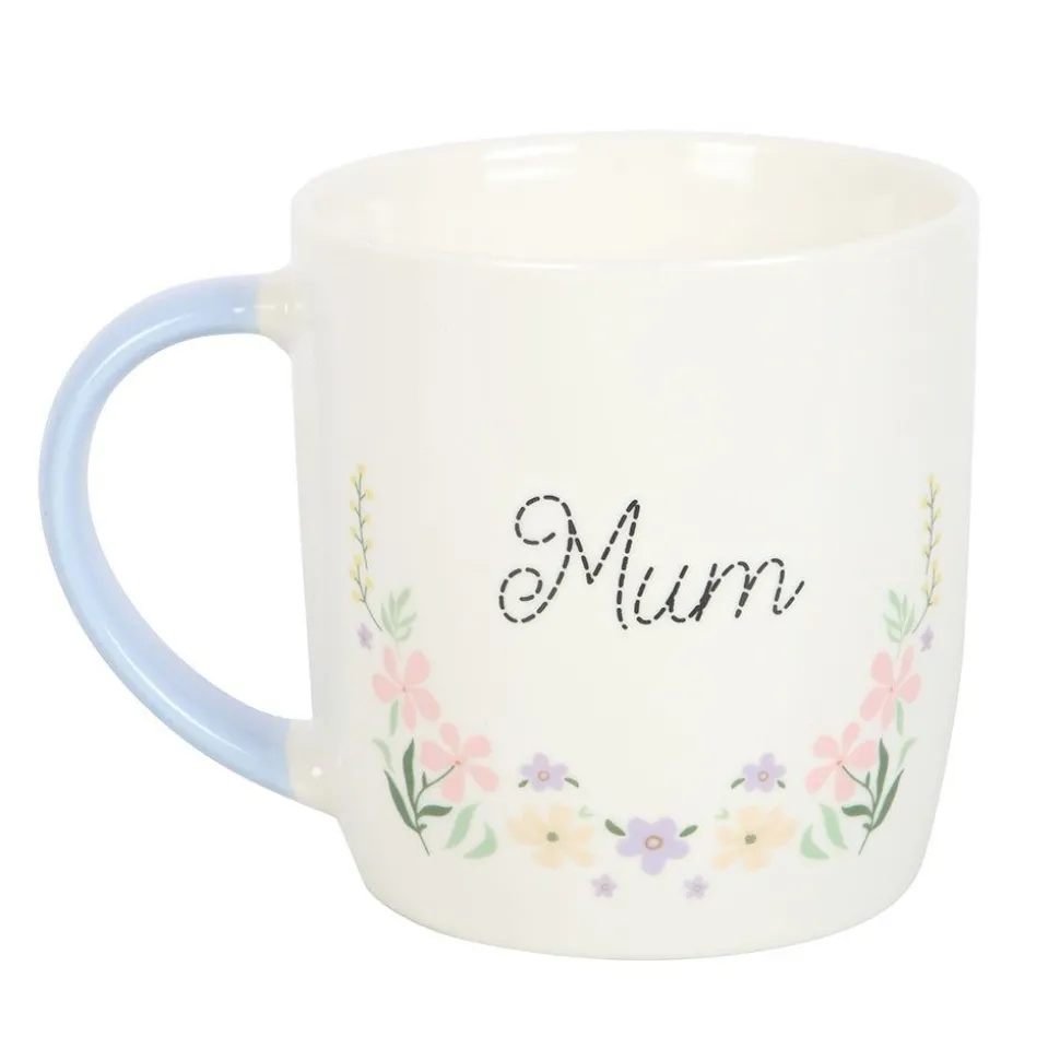 Mum Pastel Floral Ceramic Mug