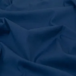 Navy 100% Cotton Plain Poplin Fabric - Price by the Metre