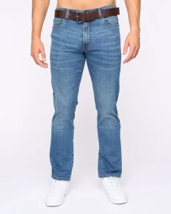 Newbury Straight Fit Jeans Mid Wash Bewley & Ritch